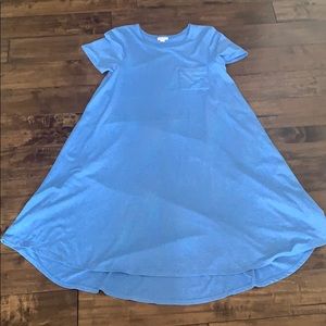 💙Lularoe Carly dress, size XS, beautiful blue! 💙